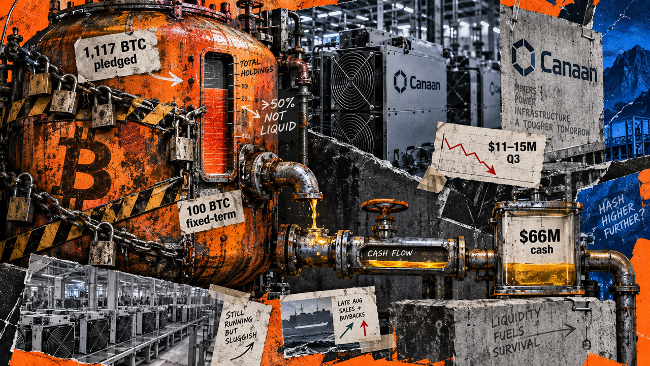 Canaan revenue misses guidance; 1,117 BTC pledged in Q2